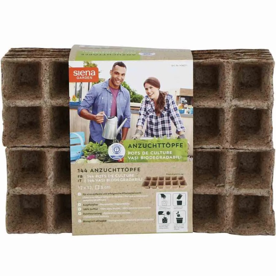 SIENA GARDEN Set - Anzuchttopfe Quadratisch Online