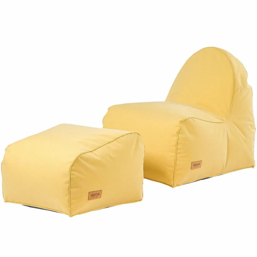 SIENA GARDEN Flow.U Sitzsack-Set - Polypropylen Lemonjuice New