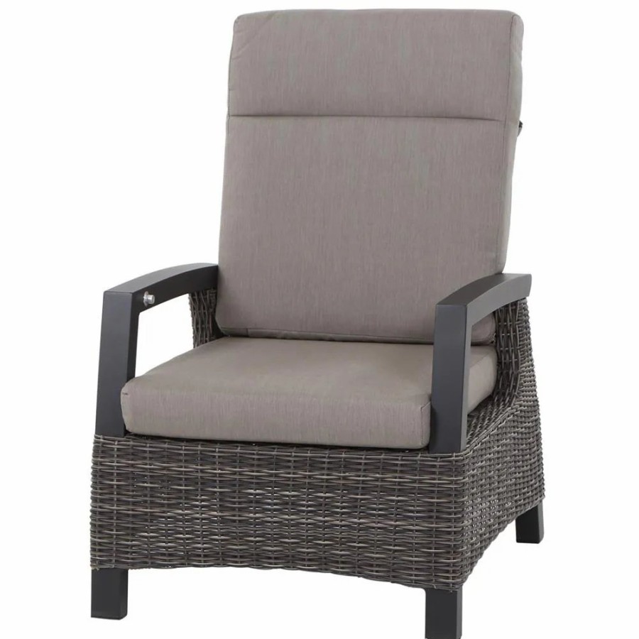 SIENA GARDEN Corido Loungesessel - Rattangeflecht Charcoal-Grey Best