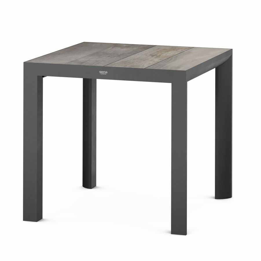 SIENA GARDEN Silva Gartentisch - Keramik Washed-Grey Hot