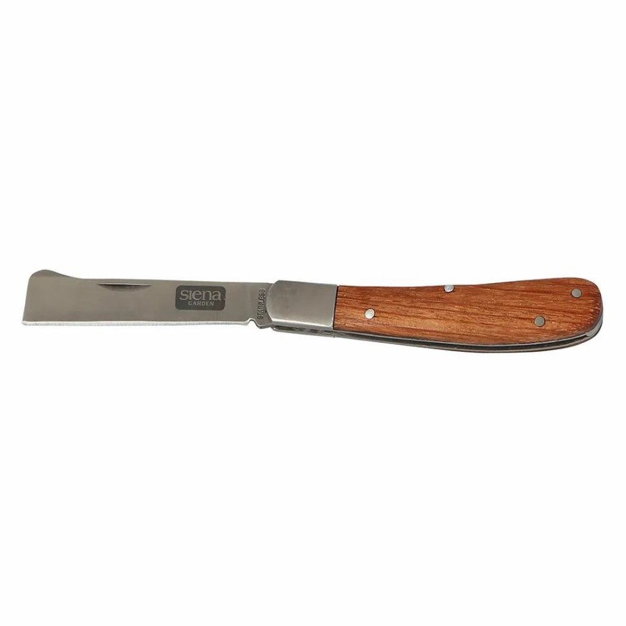 SIENA GARDEN Okuliermesser Classicline Mit Genieteten Holzgriffen, Genietete Holzgriffe Hot