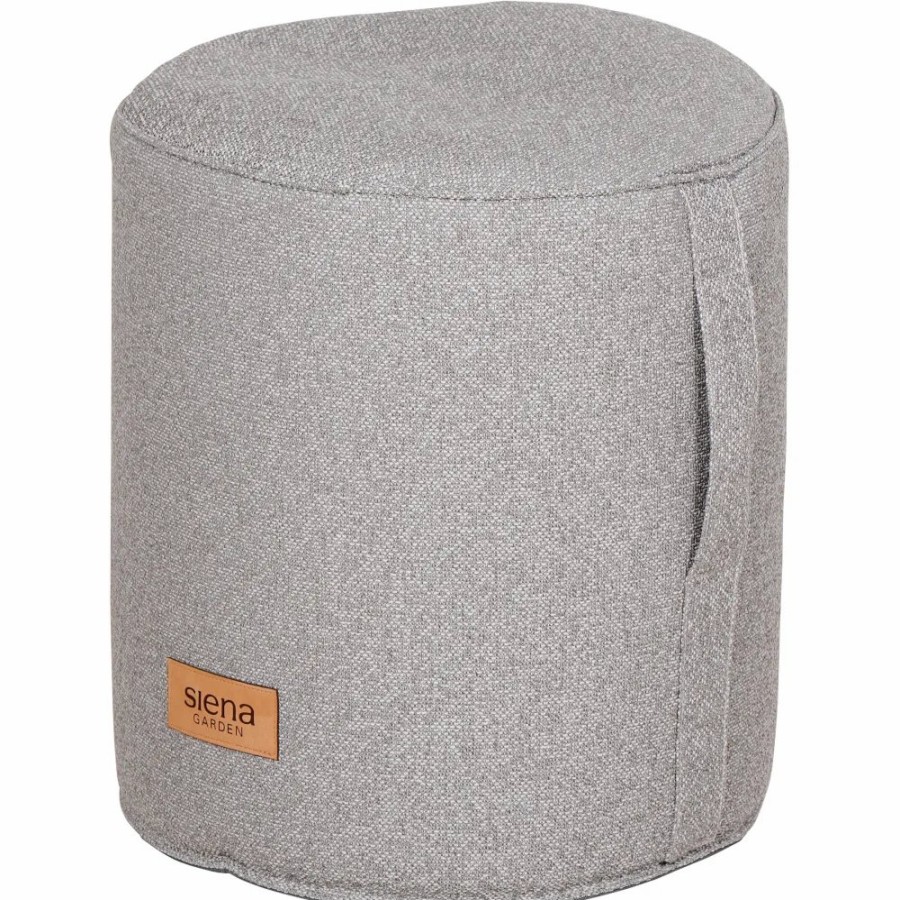 SIENA GARDEN Feel.U Pouf - Polypropylen Soul Grey Clearance