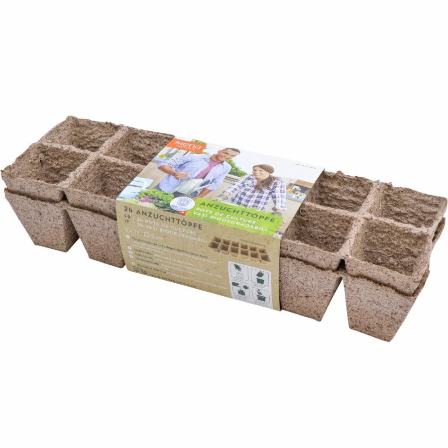 SIENA GARDEN 24 Bio-Anzuchttopfe O 6Cm Wholesale