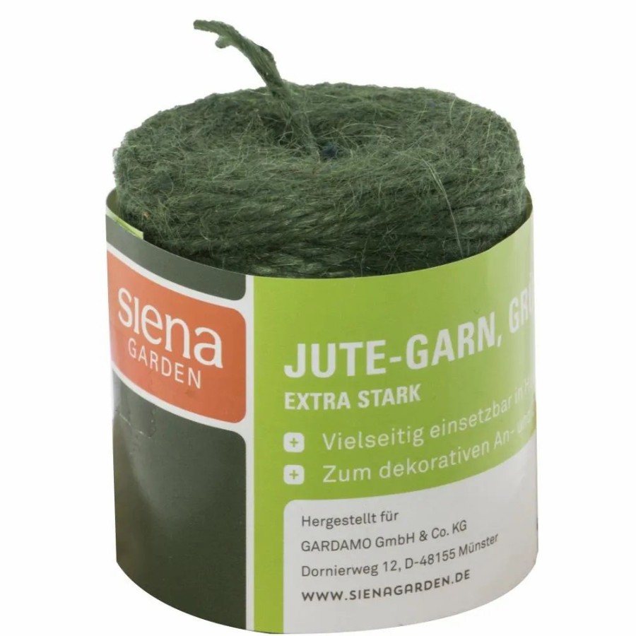 SIENA GARDEN Jute Garn,Lange: 50M, Breite: 4,5Mm, Grun New