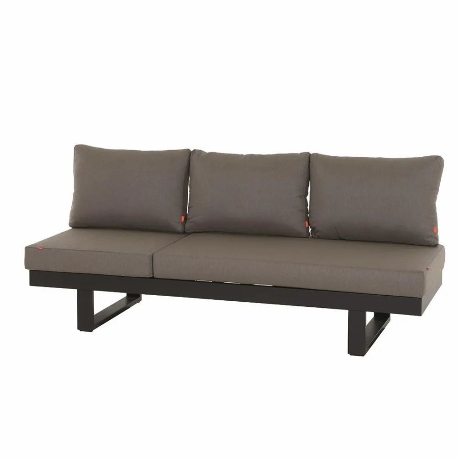 SIENA GARDEN Avenia Loungesofa - 3-Sitzer - Aluminium Matt Anthrazit Online