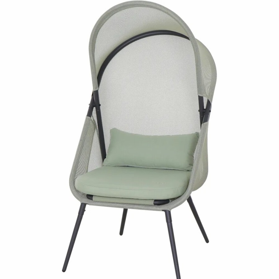 SIENA GARDEN Yobaya Loungesessel - Polyester Air-Mesh Light Green Hot