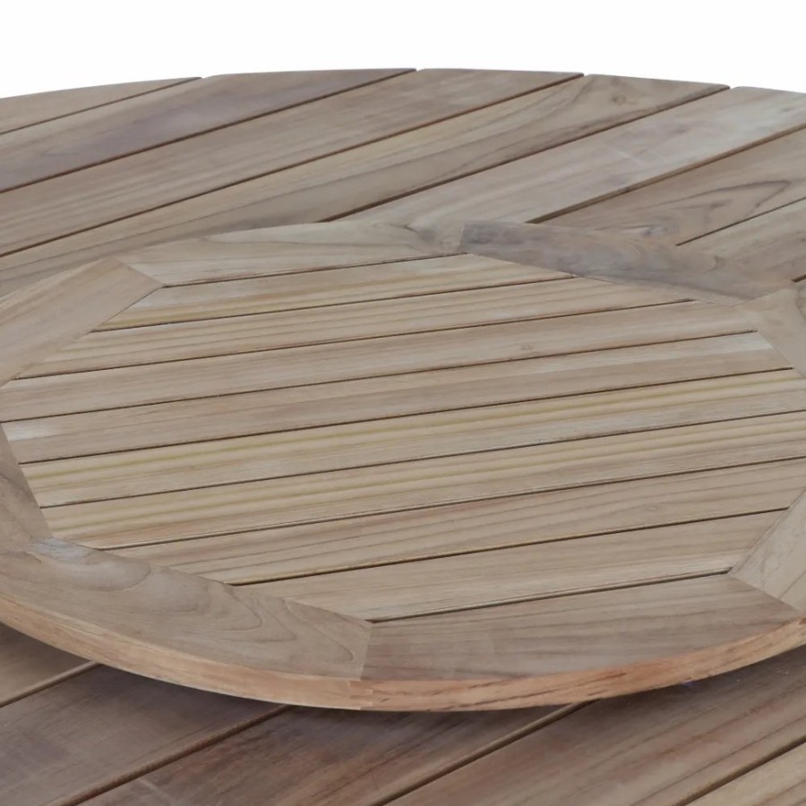 SIENA GARDEN Lazy Susan Drehteller - Teakholz Fsc® 100 % Natur Best