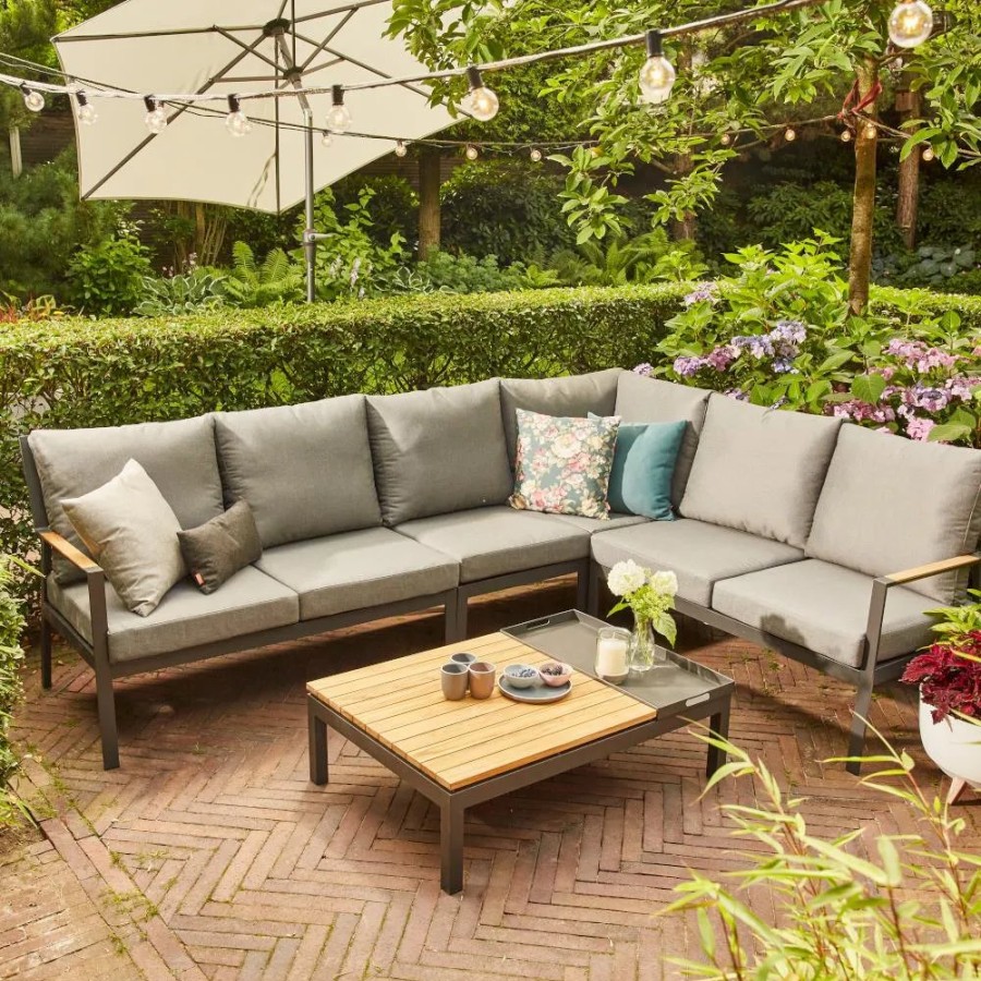 SIENA GARDEN Loungesetlondra Loungetisch +Ecklounge Wholesale