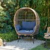 SIENA GARDEN Salerno Loungeinsel - Rattangeflecht Royal Oak Clearance