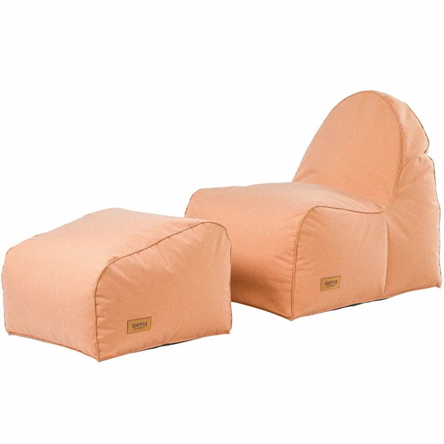 SIENA GARDEN Flow.U Sitzsack-Set - Polypropylen Apricot New