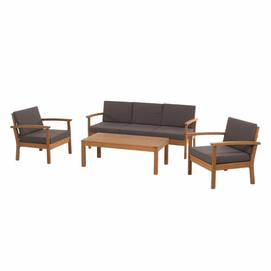 GARDAMO Tavira Loungeset - Eukalyptusholz Fsc® 100% Teaklook Online