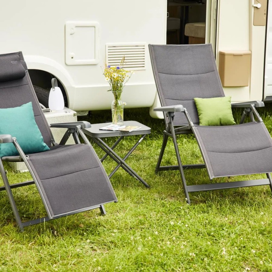 SIENA GARDEN Premium Campingrelax - Airmesh Anthrazit Wholesale