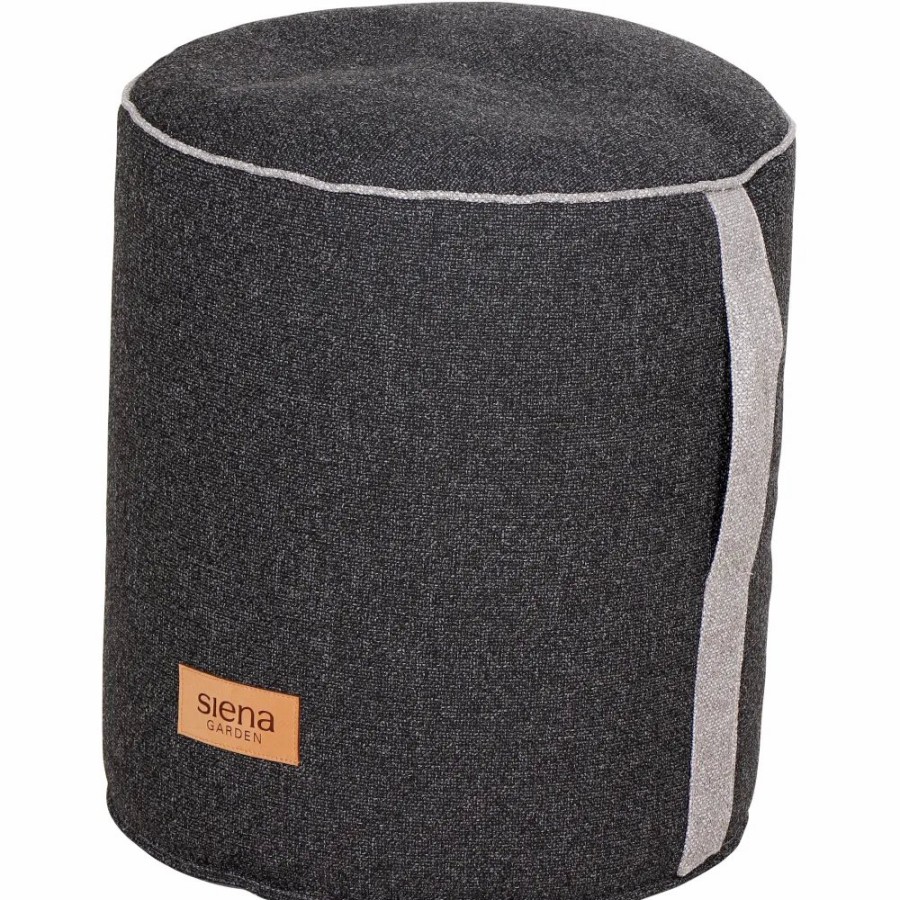 SIENA GARDEN Feel.U Pouf - Polypropylen Dark Grey Wholesale