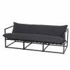 SIENA GARDEN Monza Loungesofa - 3-Sitzer - Aluminium Matt Anthrazit Online