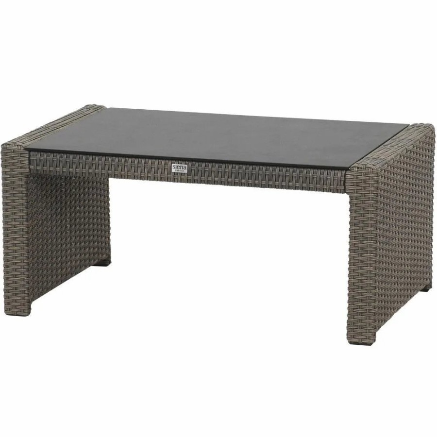 SIENA GARDEN Teramo Loungetisch - Spraystone Anthrazit Clearance